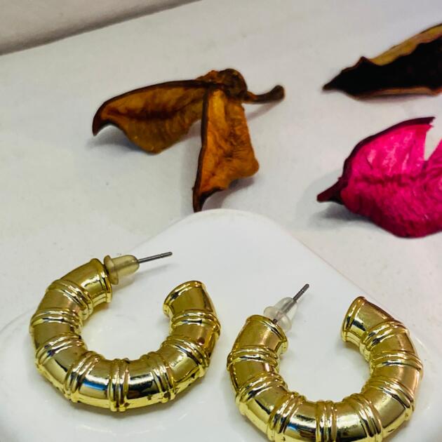 Classic Golden Hoop Earrings