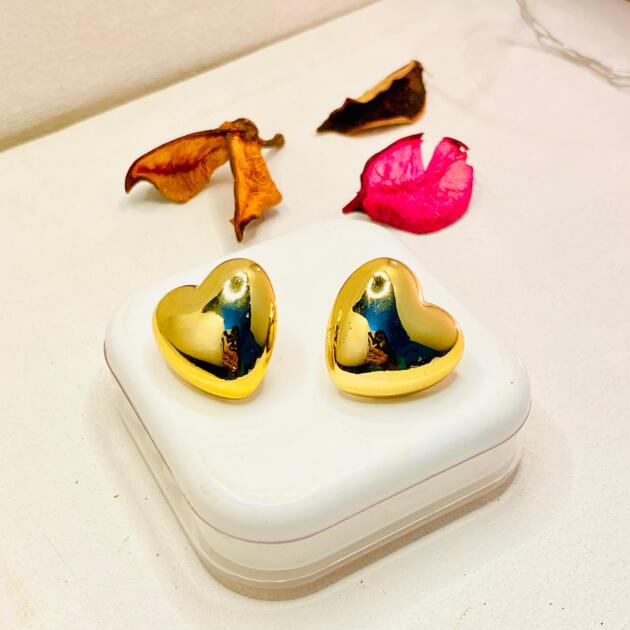 Heart Stud Earrings