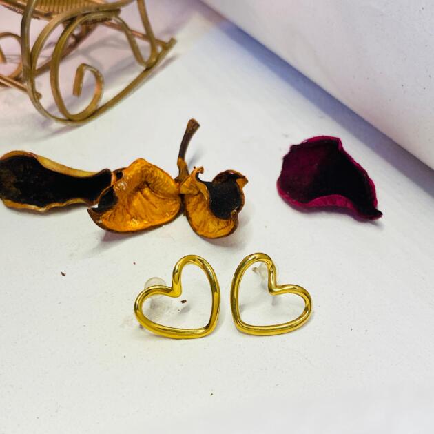 Heart Stud Earrings
