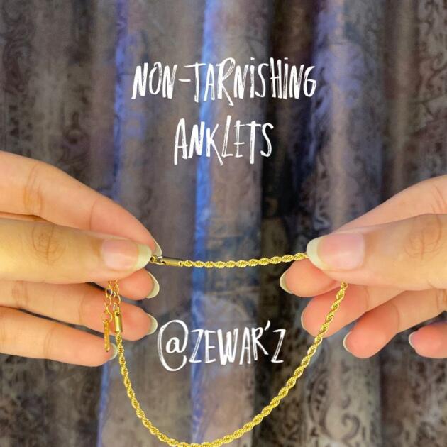 Double Chain Golden Anklet