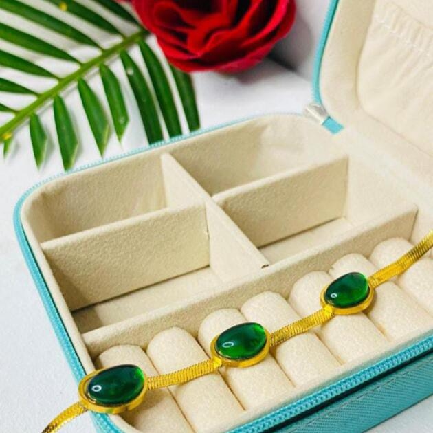 Green Emerald Bracelet