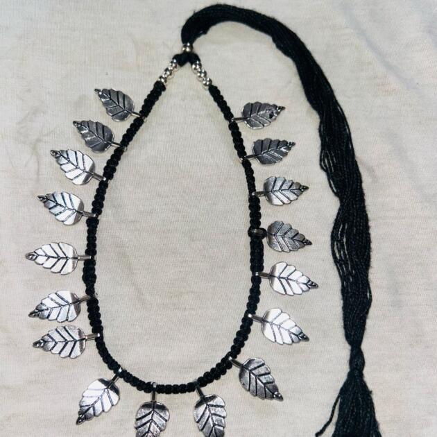 Oxidized Vintage Collar Necklace