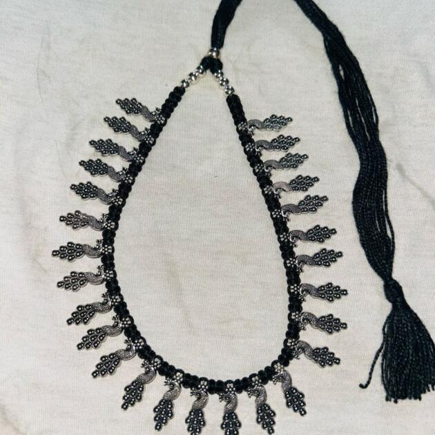Oxidized Layered Necklace